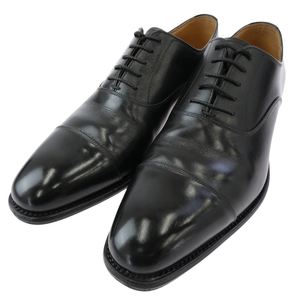 SCOTCH GRAIN スコッチグレイン 916 ODESSA オデッサ ストレートチップ シューズ ブラック系 24.5cm【中古】