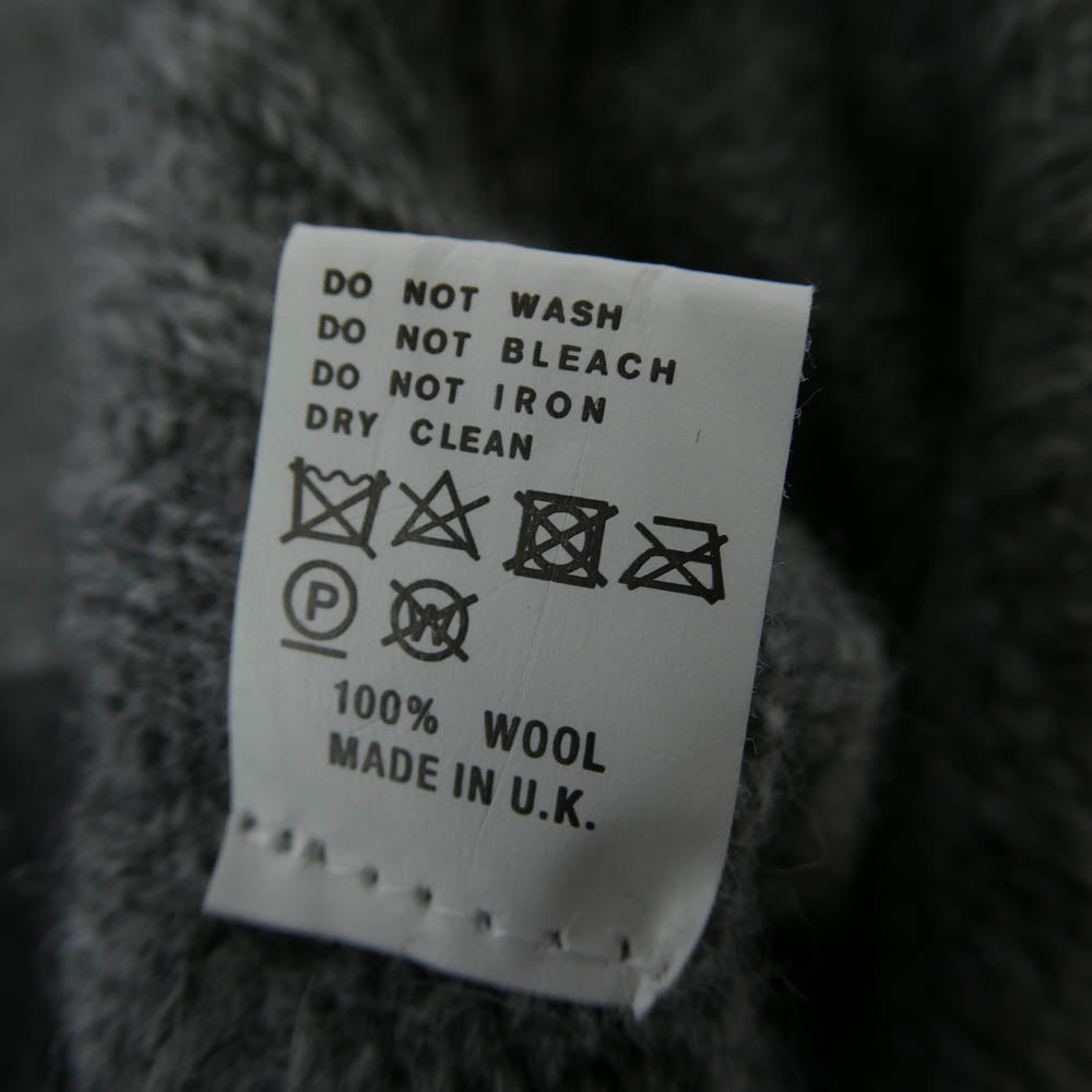 INVERALLAN インバーアラン SHETLAND TURTLENECK SWEATER タートルネック シェットランド ニット セーター グレー系 40【美品】【中古】