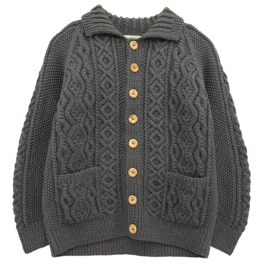 INVERALLAN インバーアラン 3A LUMBER CARDIGAN 緑タグ ランバー カーディガン グレー グレー系【極上美品】【中古】
