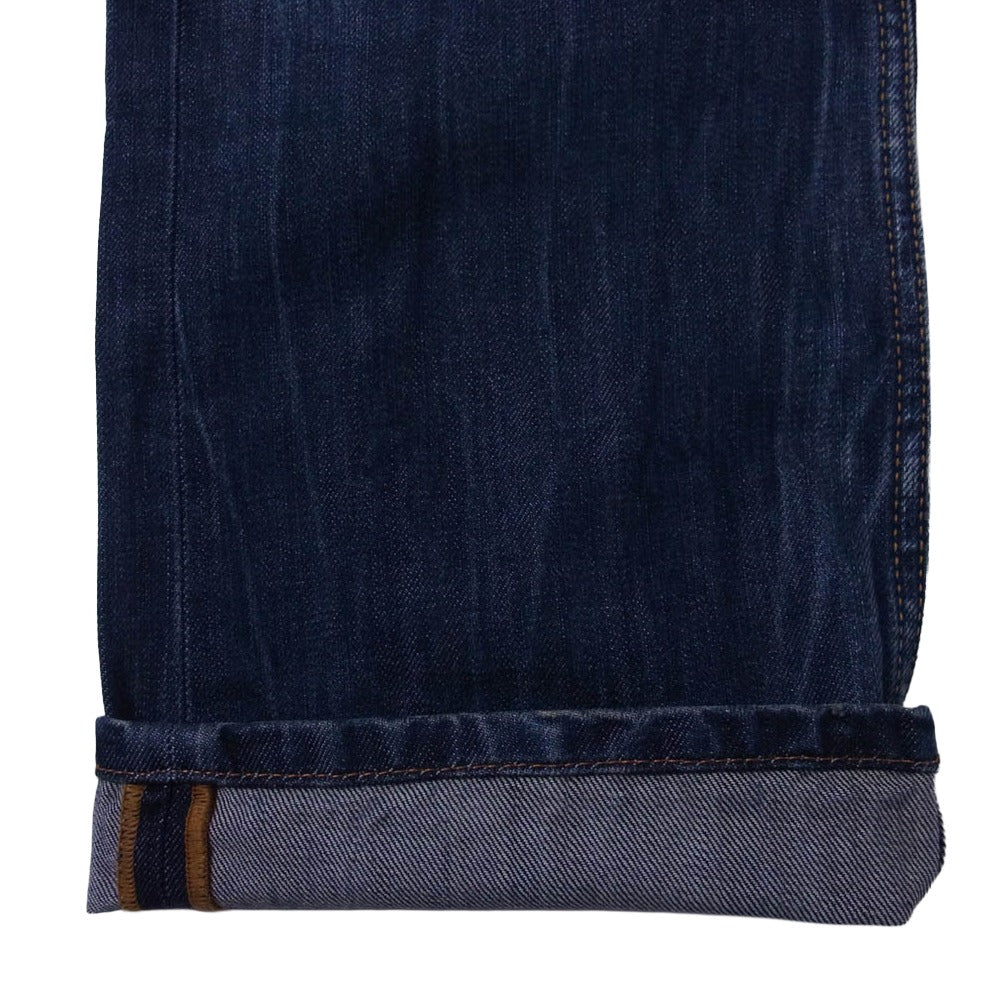 DIESEL ディーゼル VIKER ダメージ加工 ストレート デニム パンツ インディゴブルー系 W29L30【中古】