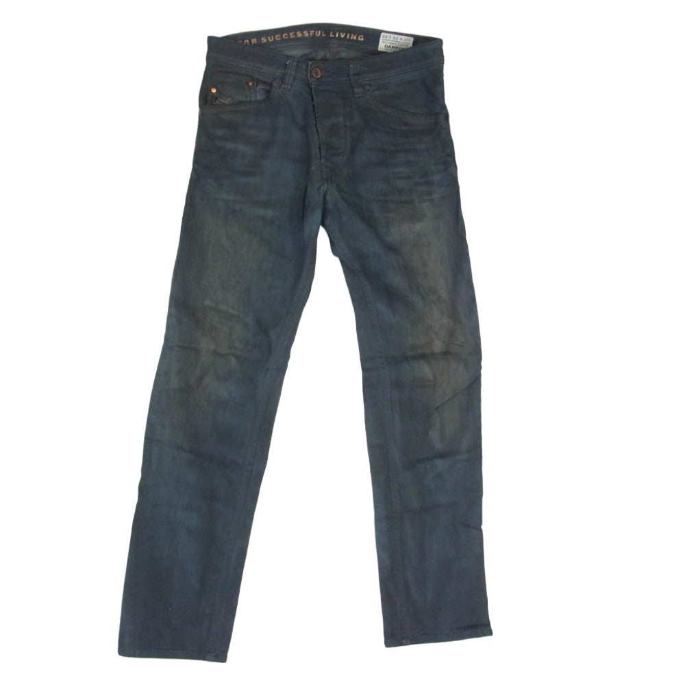 DIESEL ディーゼル DARRON REGULAR SLIM TAPERED レギュラー スリム テーパード デニム パンツ インディゴブルー系 29【中古】