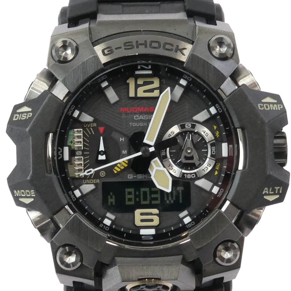 G-SHOCK ジーショック GWG-B1000-1AJF MASTER OF G MUDMASTER FLAGSHIP ソーラー 腕時計 ブラック系【中古】