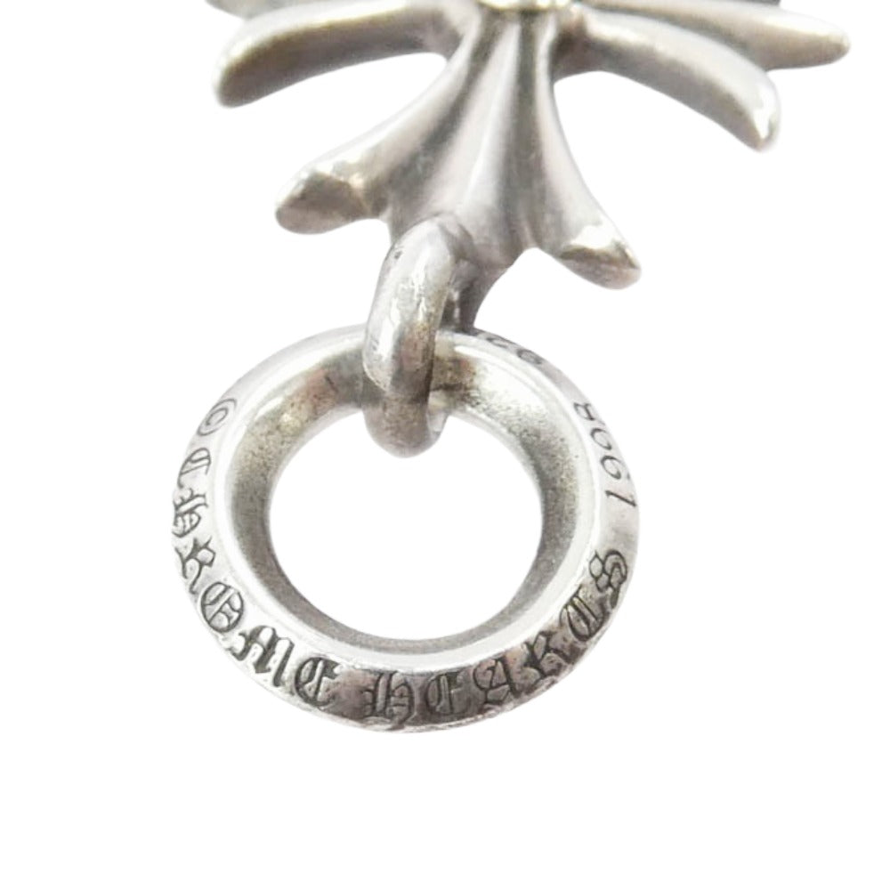 CHROME HEARTS クロムハーツ（原本有） TINY CH CROSS タイニー CHクロス ネックレス ペンダント トップ シルバー系【中古】