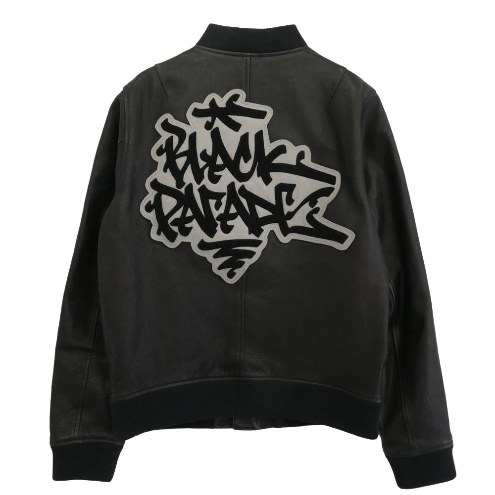 ブラックパレード Leather Varsity Jacket レザー ヴァーシティー ジャケット ブラック系 S【中古】