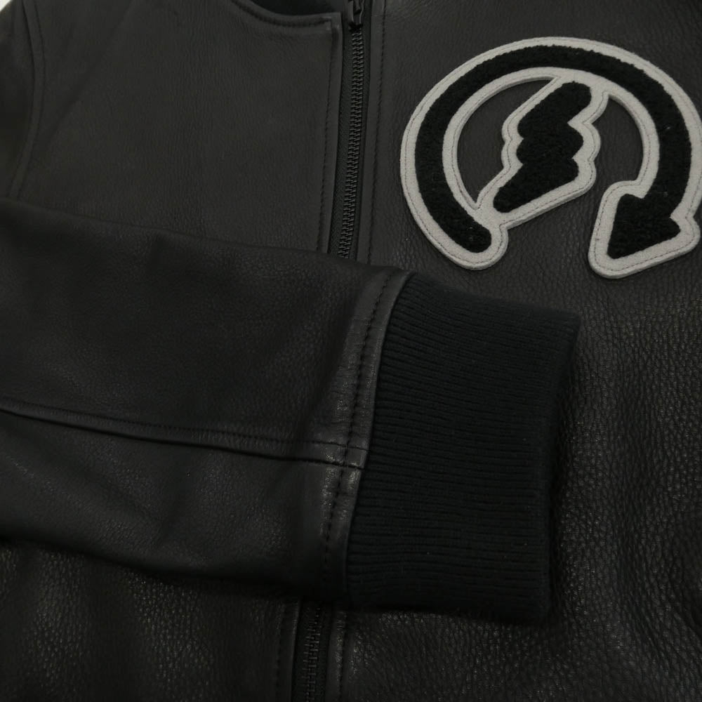 ブラックパレード Leather Varsity Jacket レザー ヴァーシティー ジャケット ブラック系 S【中古】
