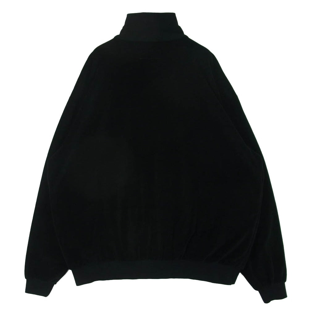 ラストマン LASTMAN 251LM-CT01 VELOUR TRACK JACKET ロゴ刺繍 ベロア トラック ジャケット ブラック系 S【中古】 ラストマン 251LM-CT01 VELOUR TRACK JACKET ロゴ刺繍 ベロア トラック