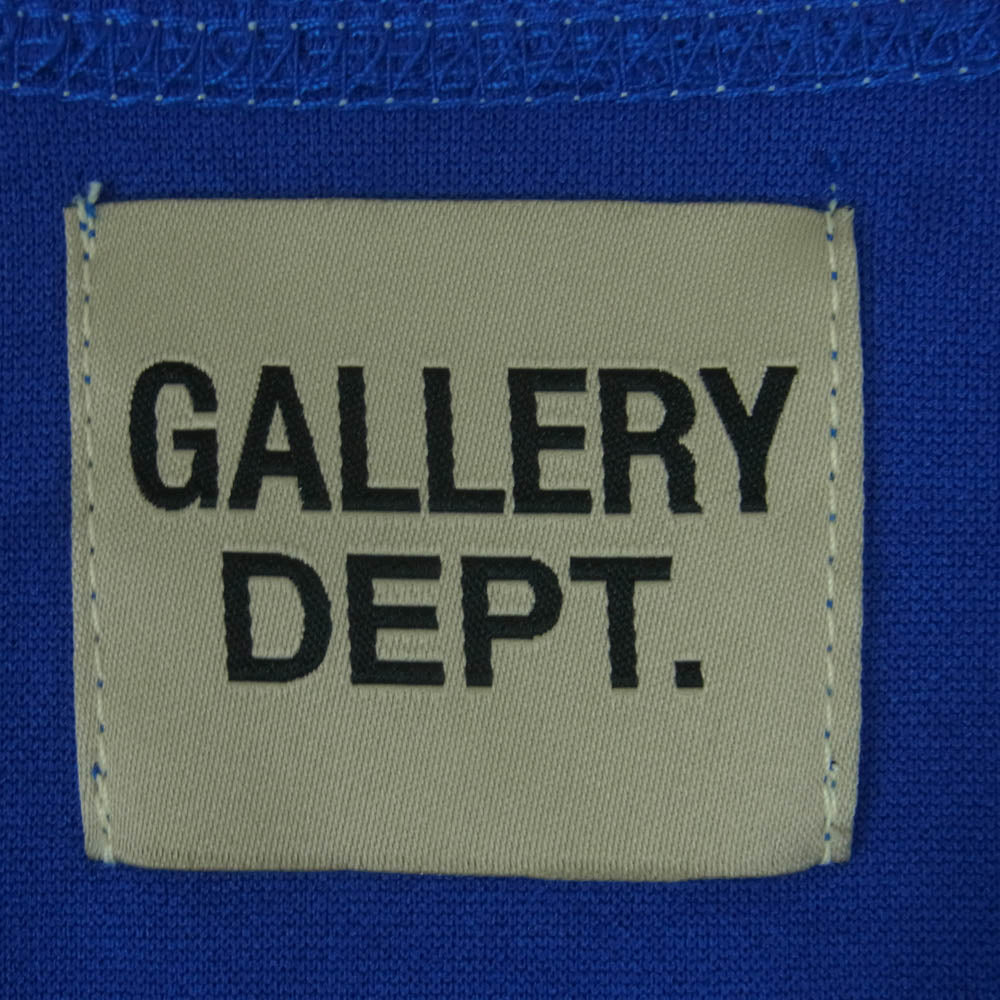 GALLERY DEPT ギャラリーデプト Echo Park Baseball Jersey エコー パーク ロゴワッペン ベースボール シャツ 半袖 ブルー系 M【中古】