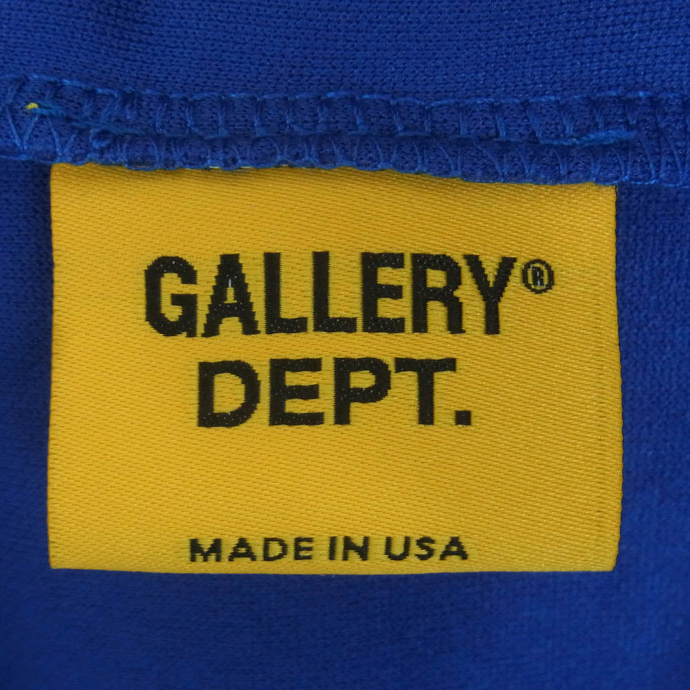 GALLERY DEPT ギャラリーデプト Echo Park Baseball Jersey エコー パーク ロゴワッペン ベースボール シャツ 半袖 ブルー系 M【中古】
