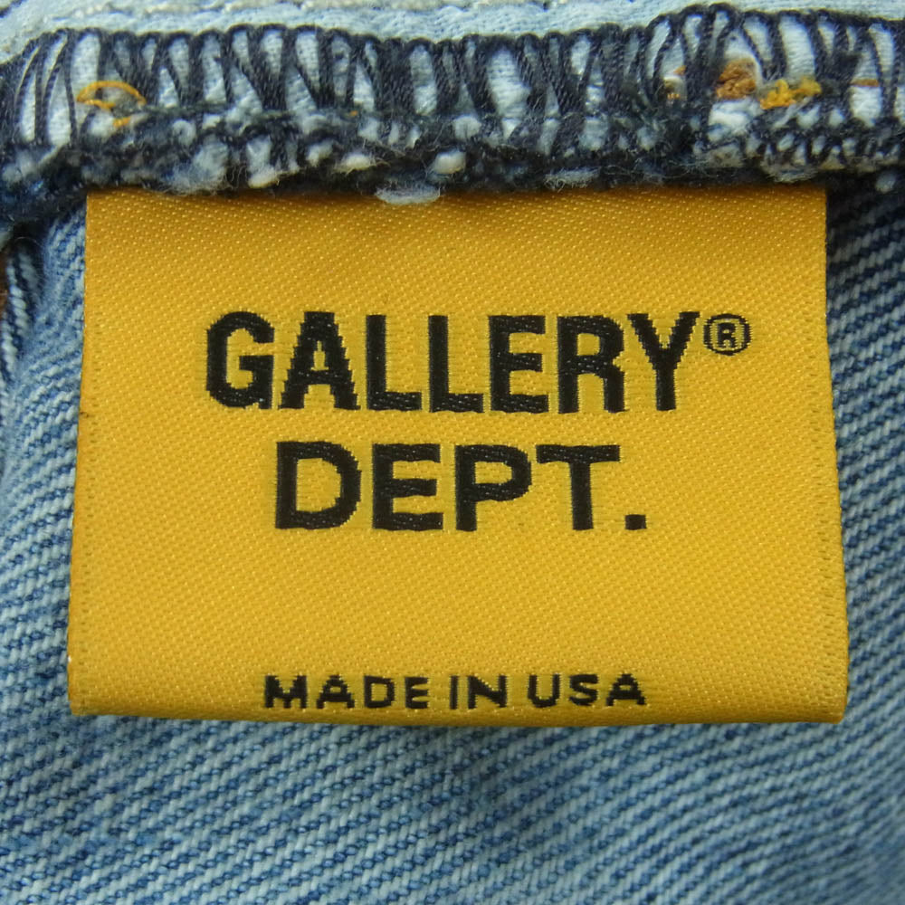 GALLERY DEPT ギャラリーデプト 5001 Denim Limited Model 再構築 デニム パンツ アメリカ製 インディゴブルー系 31【中古】