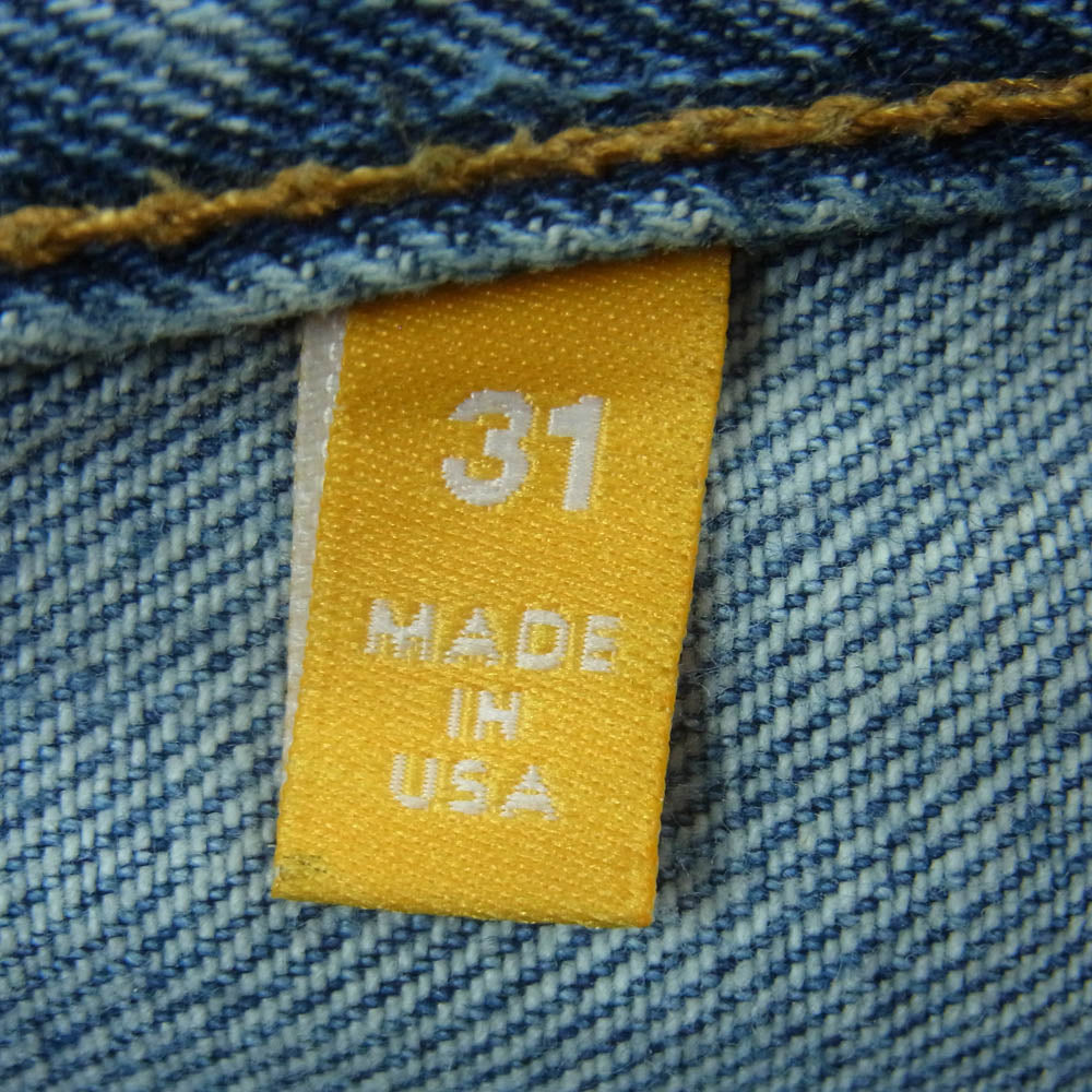 GALLERY DEPT ギャラリーデプト 5001 Denim Limited Model 再構築 デニム パンツ アメリカ製 インディゴブルー系 31【中古】
