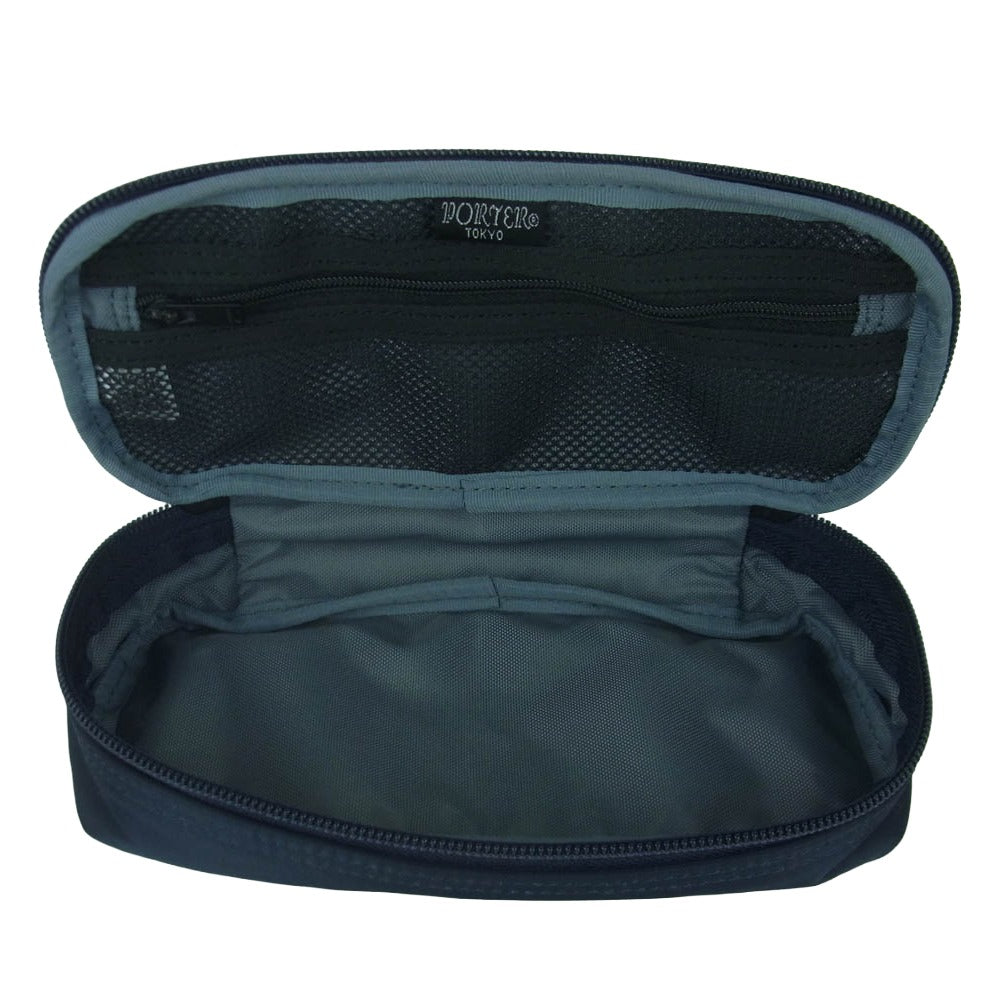 PORTER ポーター 655-17878 TIME POUCH コーデュラ ナイロンツイル生地 タイム ポーチ ダークネイビー系【中古】
