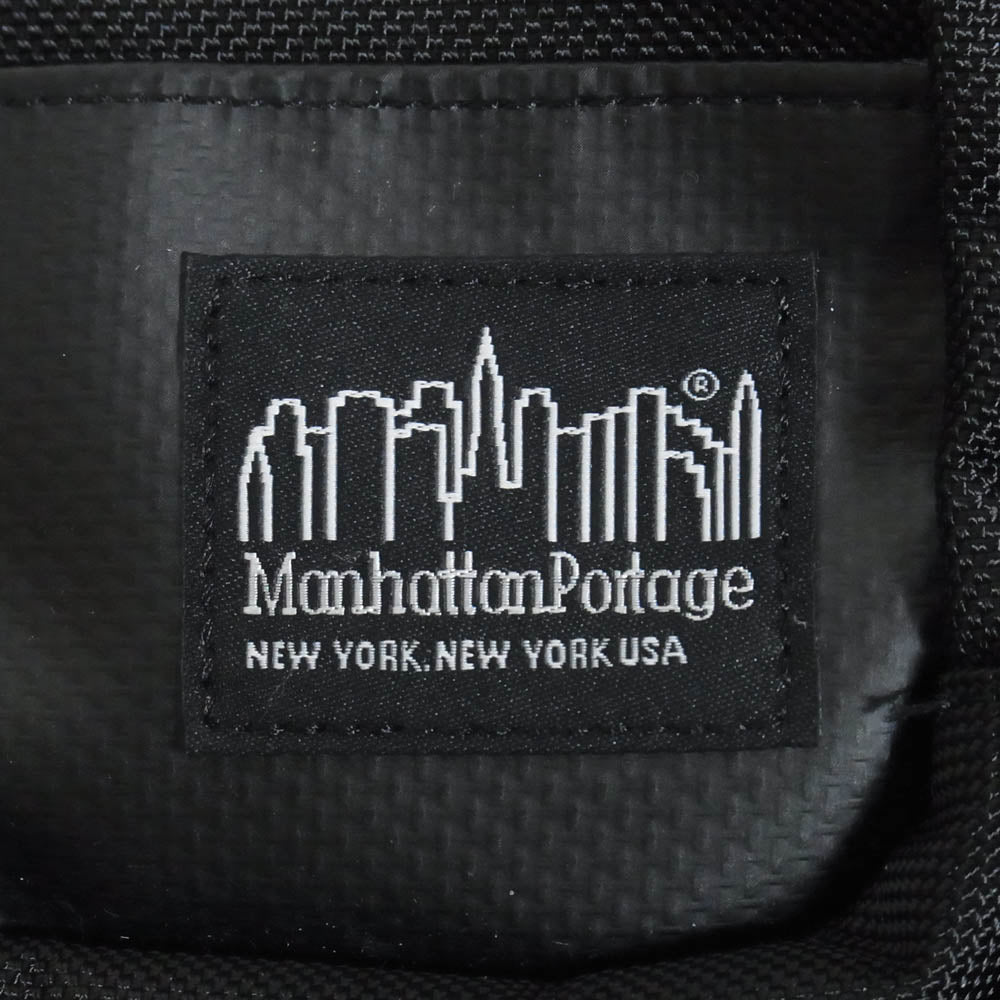 Manhattan Portage マンハッタンポーテージ BLACK LABEL ブラック レーベル ワンショルダー ボディ バッグ ブラック系【美品】【中古】
