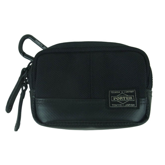 PORTER ポーター 703-07973 HEAT POUCH ヒート 小物入れ ポーチ ブラック系【美品】【中古】