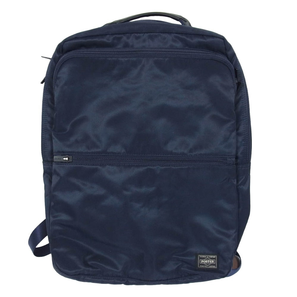PORTER ポーター 655-17875 TIME DAYPACK タイム デイパック バックパック リュックサック ネイビー ネイビー系【中古】