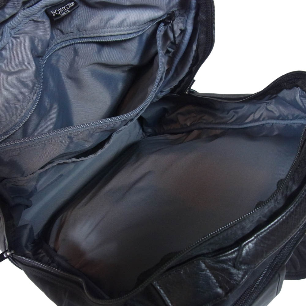 PORTER ポーター 655-06169 TIME DAYPACK タイム デイパック バックパック リュックサック ブラック ブラック系【中古】