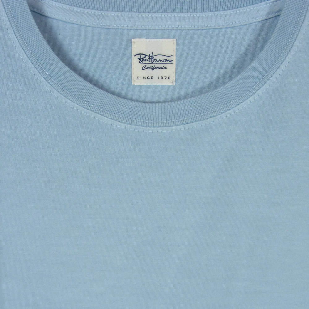 Ron Herman ロンハーマン 3020900055 クルーネック 半袖 Tシャツ ライトブルー系 S【中古】