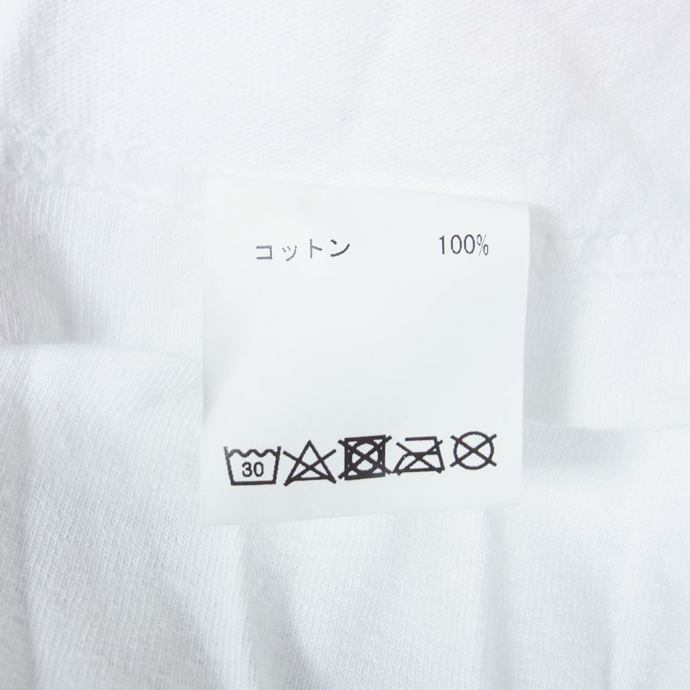 ザ・スロウ NO LOVE LOSE ロゴ プリント クルーネック 半袖 Tシャツ ホワイト系 M【中古】