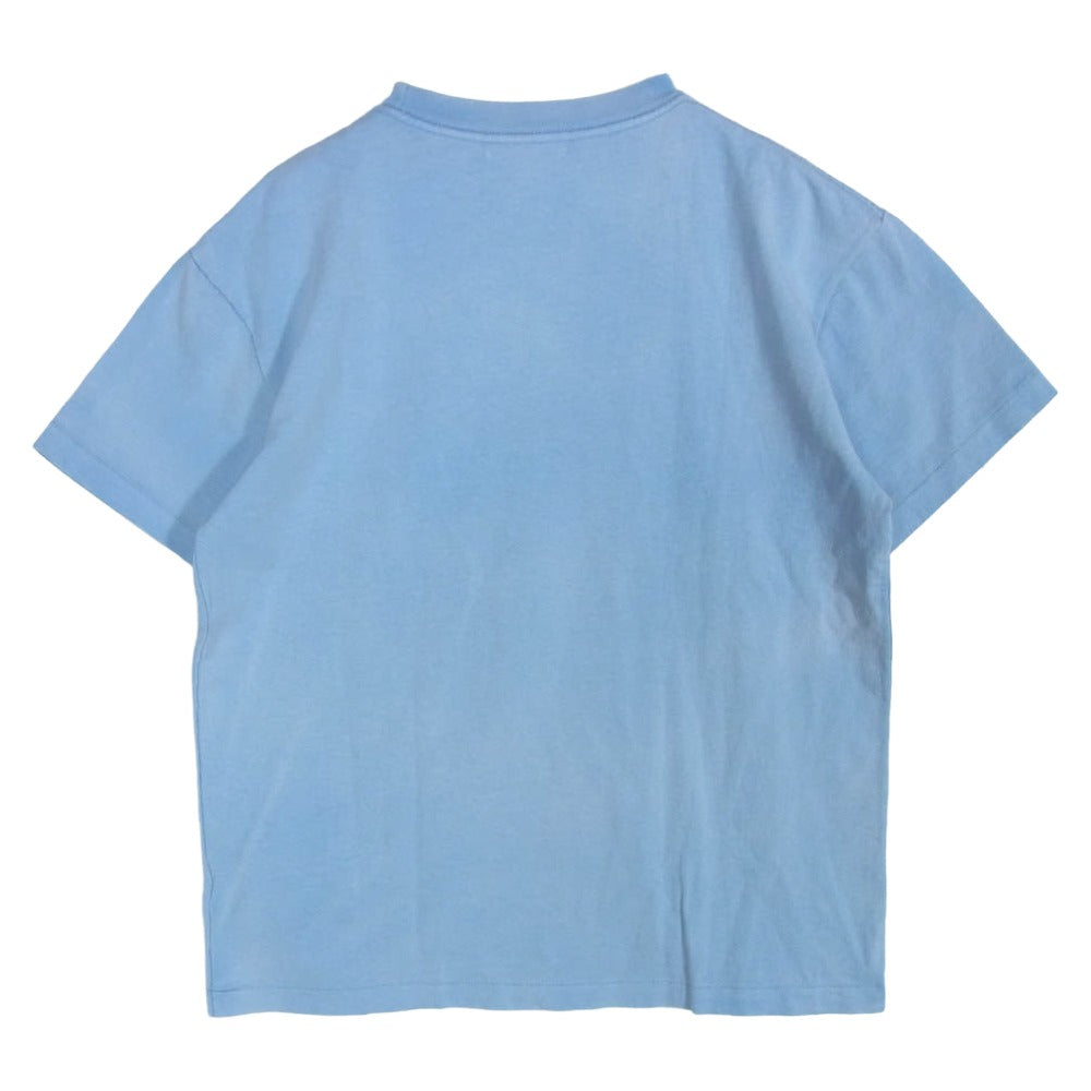 ジョンエリオット クルーネック ポケット 半袖 Tシャツ ライトブルー系【中古】