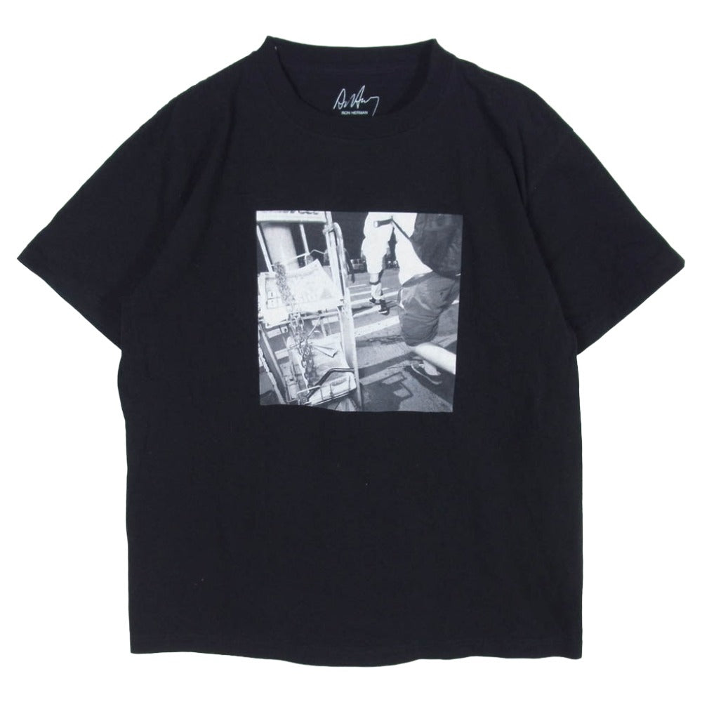 Ron Herman ロンハーマン グラフィック クルーネック 半袖 Tシャツ ブラック系 M【中古】