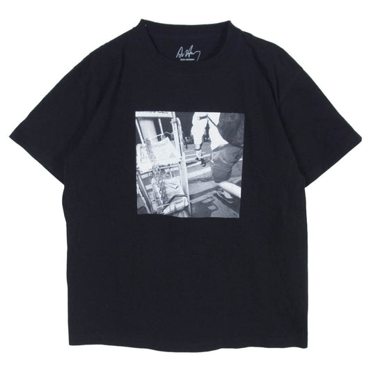 Ron Herman ロンハーマン グラフィック クルーネック 半袖 Tシャツ ブラック系 M【中古】
