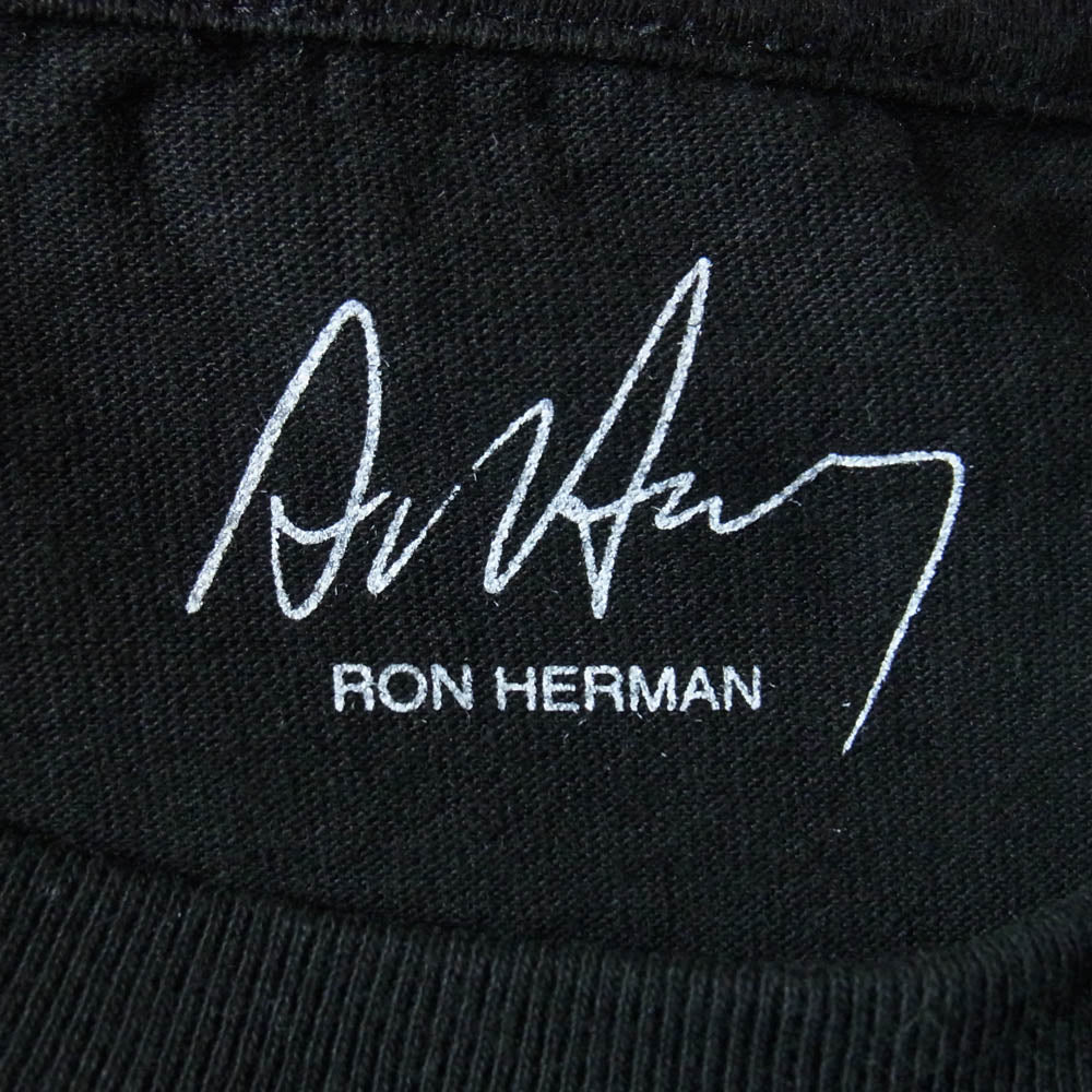 Ron Herman ロンハーマン グラフィック クルーネック 半袖 Tシャツ ブラック系 M【中古】
