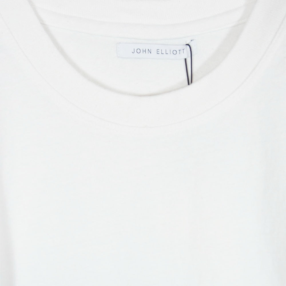 ジョンエリオット ANTI-EXPO TEE クルーネック 半袖 Tシャツ ホワイト系 1【中古】