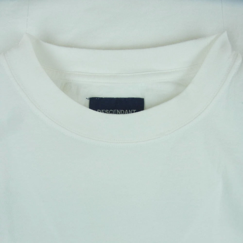DESCENDANT ディセンダント EL BURRITO'S CREW NECK SS バックプリント クルーネック 半袖 ポケット Tシャツ ホワイト系 1【中古】