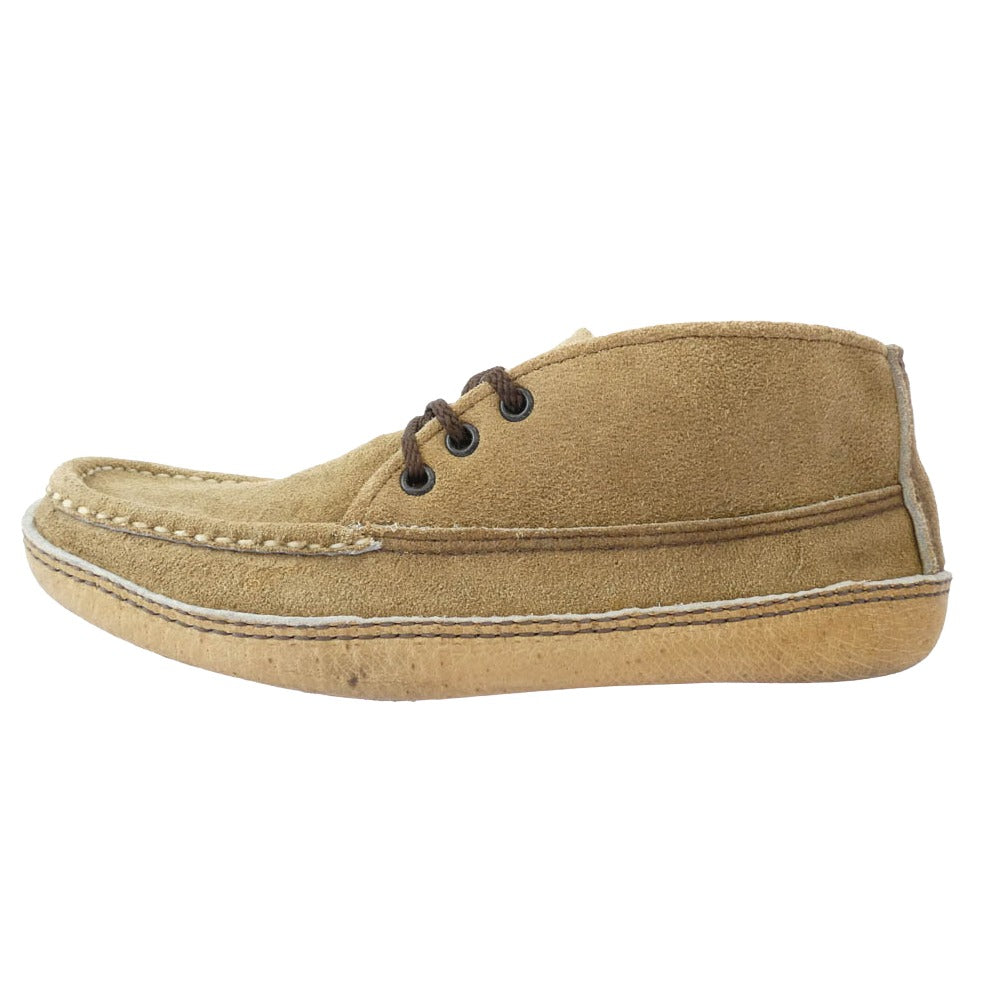 RUSSELL MOCCASIN ラッセルモカシン スポーティング クレーチャッカ スエード チャッカブーツ イエロー ベージュ系 6【中古】