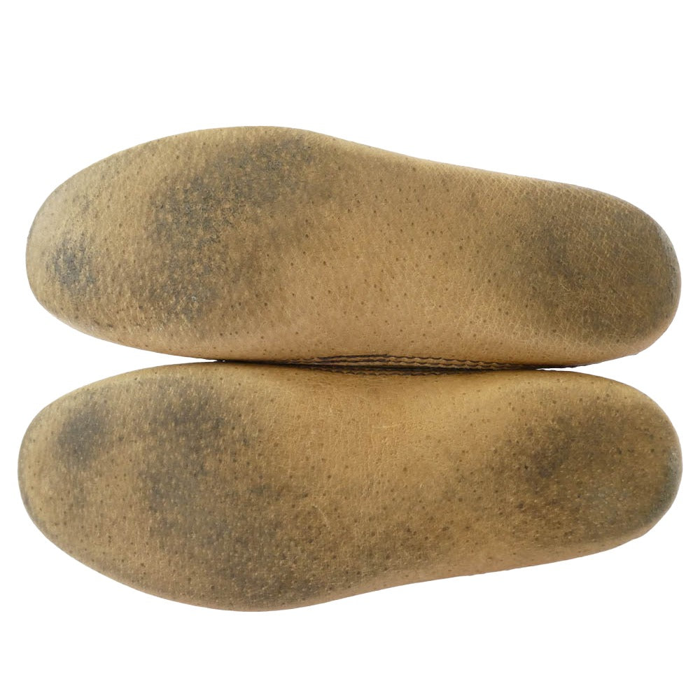 RUSSELL MOCCASIN ラッセルモカシン スポーティング クレーチャッカ スエード チャッカブーツ イエロー ベージュ系 6【中古】