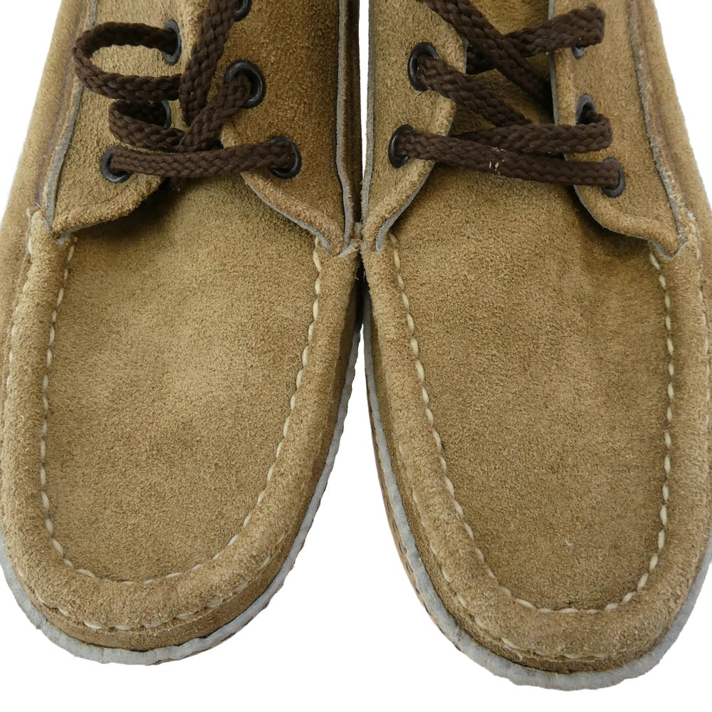 RUSSELL MOCCASIN ラッセルモカシン スポーティング クレーチャッカ スエード チャッカブーツ イエロー ベージュ系 6【中古】