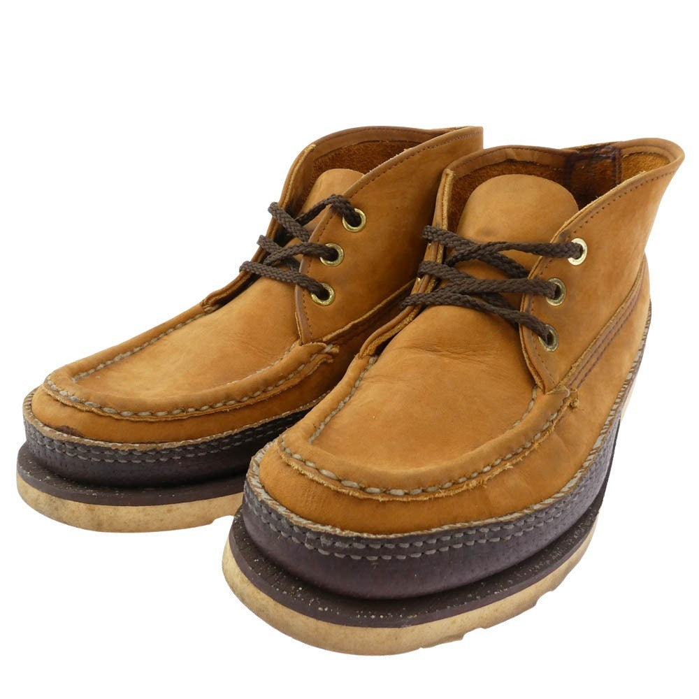 RUSSELL MOCCASIN ラッセルモカシン スポーティング クレーチャッカ スエード ビブラムソール チャッカブーツ ブラウン系 6【中古】