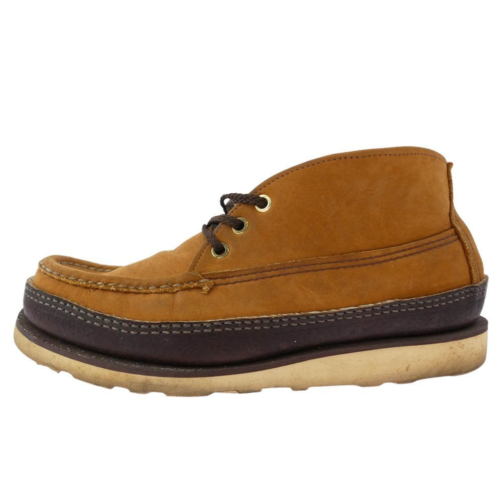 RUSSELL MOCCASIN ラッセルモカシン スポーティング クレーチャッカ スエード ビブラムソール チャッカブーツ ブラウン系 6【中古】