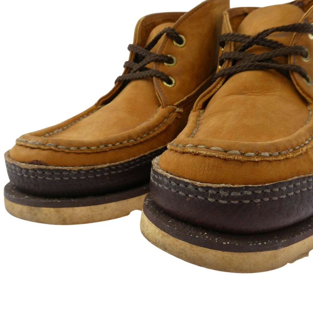 RUSSELL MOCCASIN ラッセルモカシン スポーティング クレーチャッカ スエード ビブラムソール チャッカブーツ ブラウン系 6【中古】