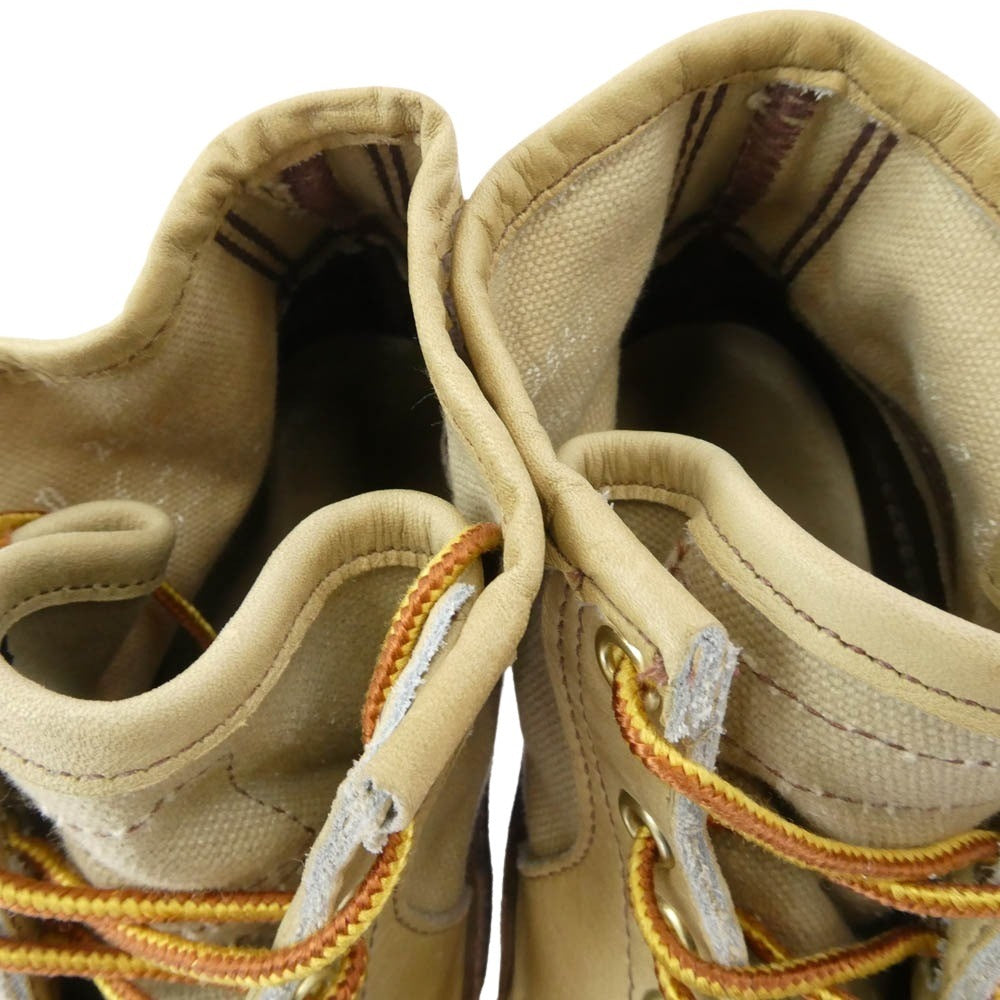 RUSSELL MOCCASIN ラッセルモカシン ショートサファリ スエード ビブラムソール ブーツ ブラウン系 ベージュ系 6.5D【中古】