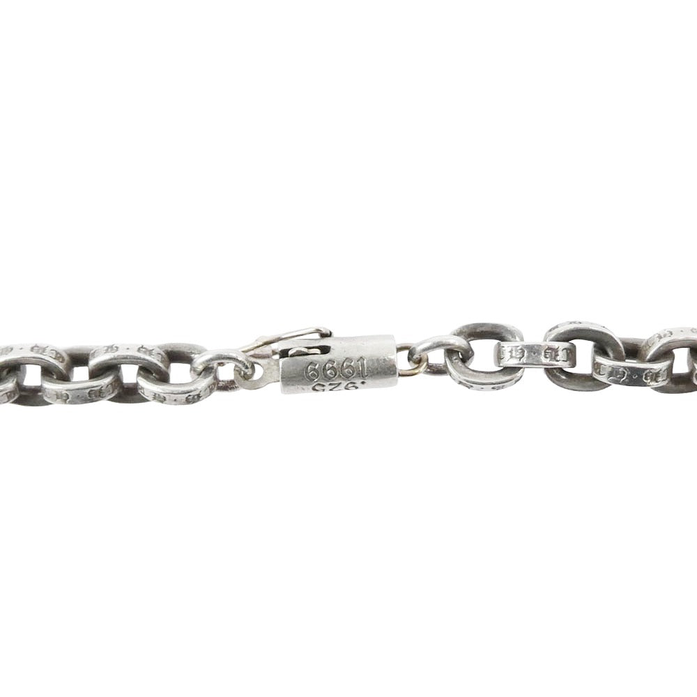 CHROME HEARTS クロムハーツ（原本無） PAPER CHAIN 18inch ペーパーチェーン 18インチ ネックレス シルバー系【中古】