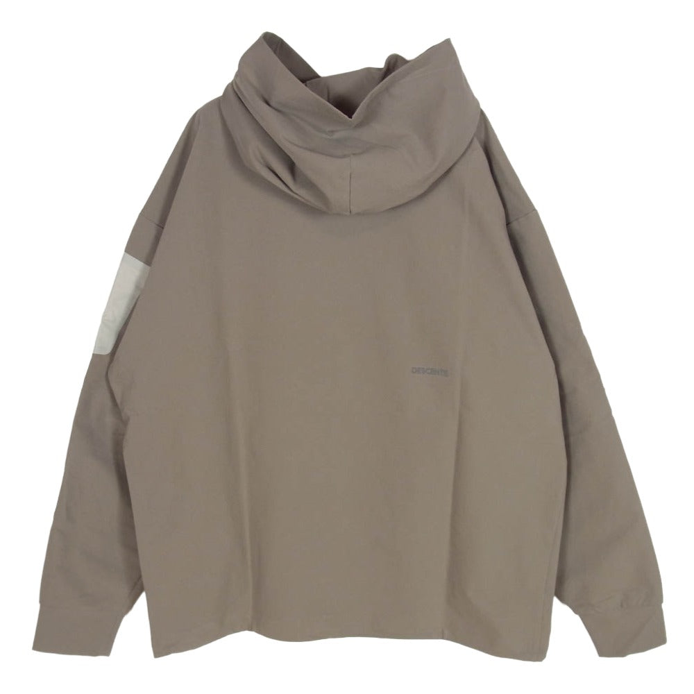 DESCENTE デサント DJMWGL12 ポリエステル トレーニング プルオーバー パーカー ベージュ系 L【中古】