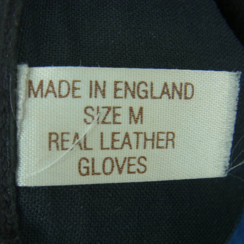 Lewis Leathers ルイスレザー RACING GLOVES レーシング グローブ カウレザー 手袋 ブルー系 ブラック系 M【中古】