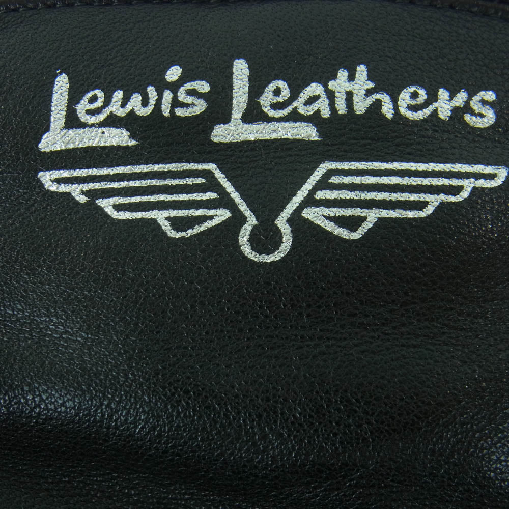 Lewis Leathers ルイスレザー LINED GLOVE ボア付き レザー グローブ 手袋 ブラック系【中古】