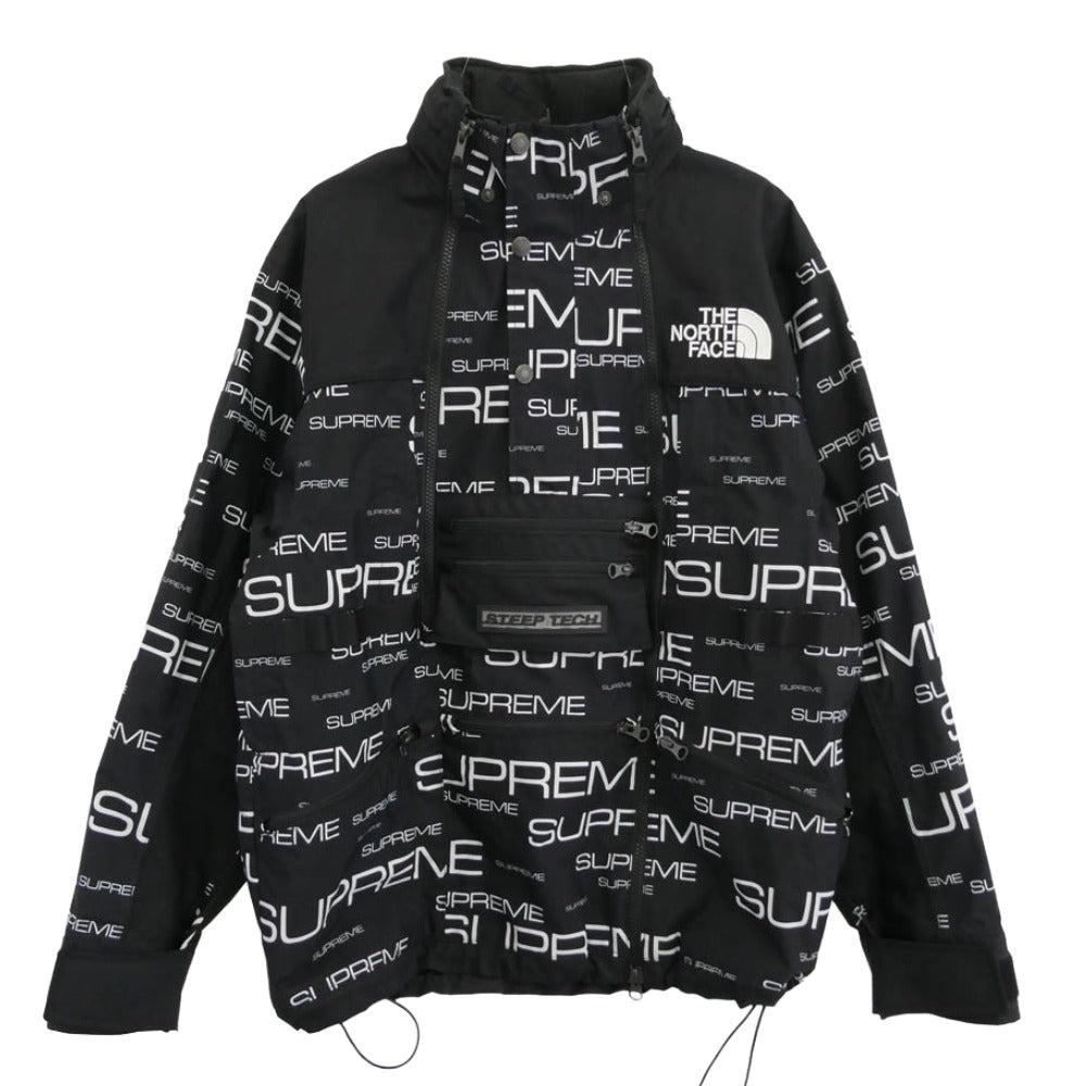 Supreme シュプリーム THE NORTH FACE ノースフェイス 21AW np521021 Steep Tech Jacket マウンテンパーカー ナイロン ジャケット ブラック系 S【中古】