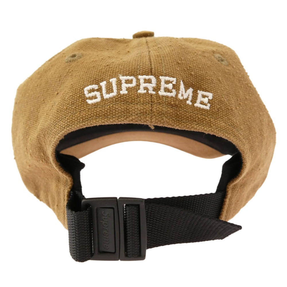 Supreme シュプリーム 23SS Classic Logo 6-Panel クラシックロゴ 6パネル キャップ 帽子 ブラウン系【中古】