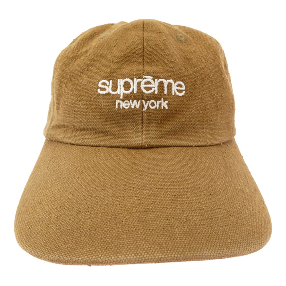Supreme シュプリーム 23SS Classic Logo 6-Panel クラシックロゴ 6パネル キャップ 帽子 ブラウン系【中古】