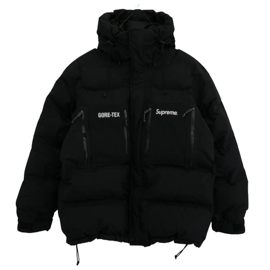 Supreme シュプリーム 19AW GORE-TEX 700-Fill Down Parka ゴアテックス フーデッド ダウンジャケット ブラック系 M【中古】