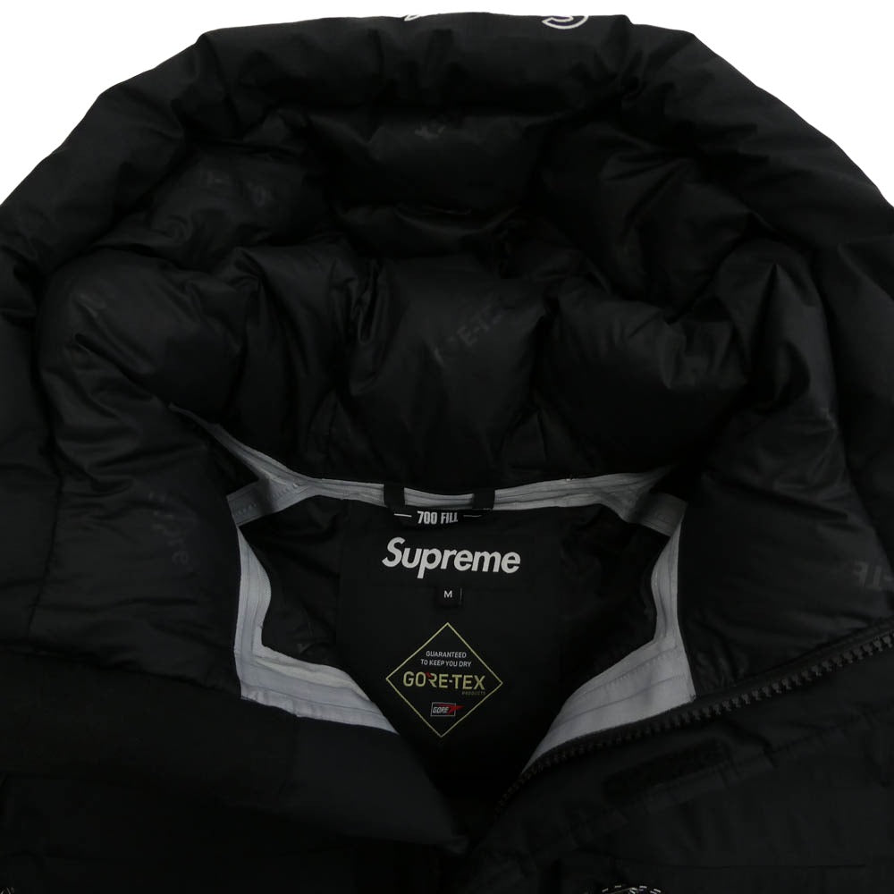 Supreme シュプリーム 19AW GORE-TEX 700-Fill Down Parka ゴアテックス フーデッド ダウンジャケット ブラック系 M【中古】