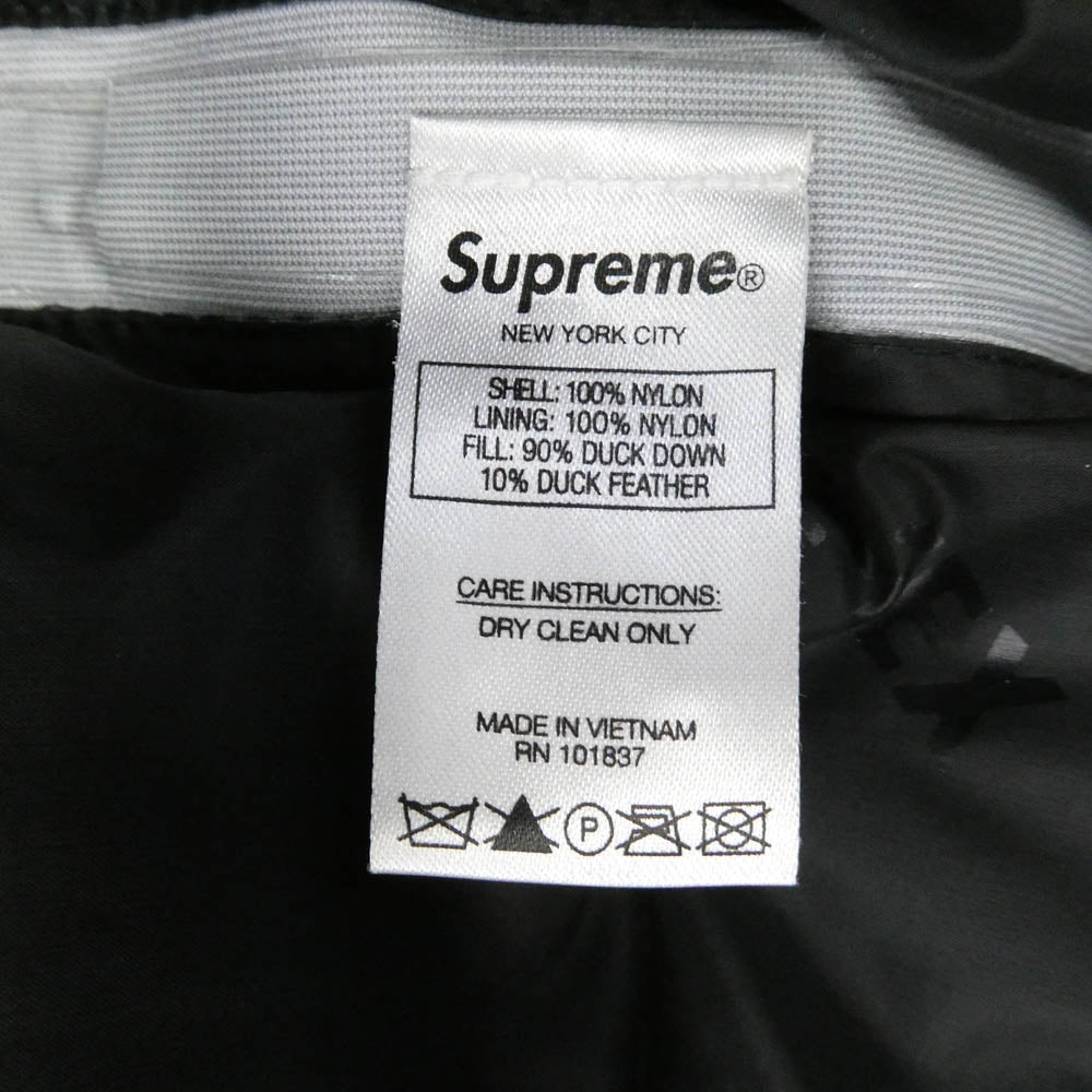 Supreme シュプリーム 19AW GORE-TEX 700-Fill Down Parka ゴアテックス フーデッド ダウンジャケット ブラック系 M【中古】