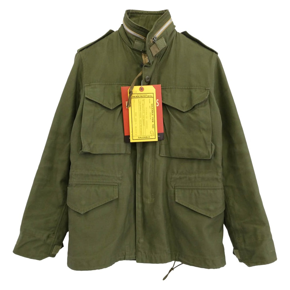 The REAL McCOY'S ザリアルマッコイズ MJ9115 M-65 FIELD JACKET フィールド ミリタリー ジャケット カーキ系 XS XXS【中古】