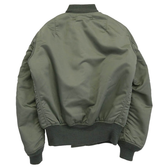 The REAL McCOY'S ザリアルマッコイズ MJ15115 TYPE MA-1 REAL McCOY MFG. CO. フライト ミリタリー ジャケット カーキ系 XS【中古】