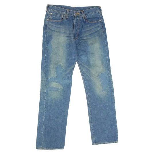 SOPHNET. ソフネット SOPH-45084 ボタンフライ 5ポケット デニム パンツ ジーンズ インディゴブルー系 M【中古】