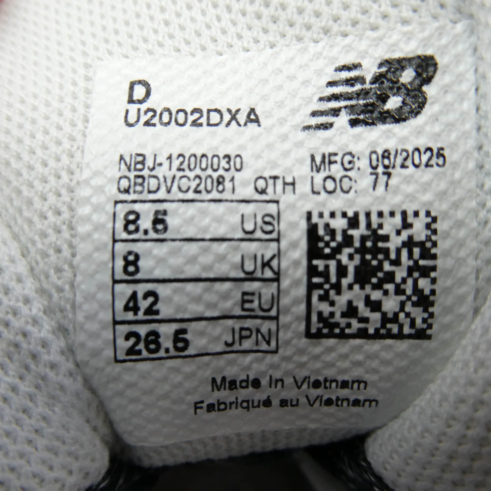 NEW BALANCE ニューバランス U2002DXA GORE-TEX Protection Pack ゴアテックス プロテクションパック スニーカー ホワイト系 26.5cm【中古】