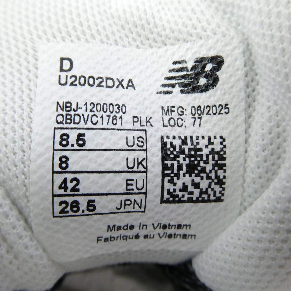 NEW BALANCE ニューバランス U2002DXA GORE-TEX Protection Pack ゴアテックス プロテクションパック スニーカー ホワイト系 26.5cm【極上美品】【中古】