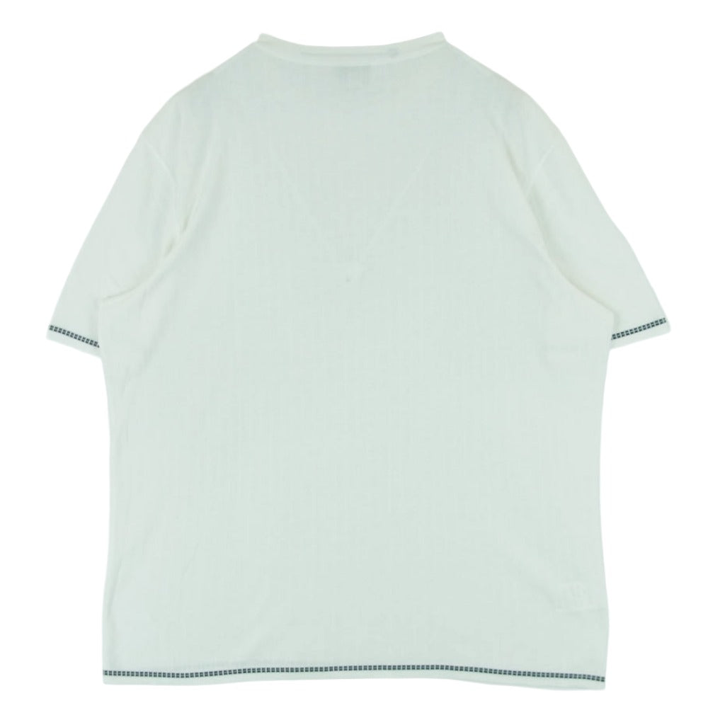 HERMES エルメス コットン 半袖 Tシャツ カットソー イタリア製 オフ